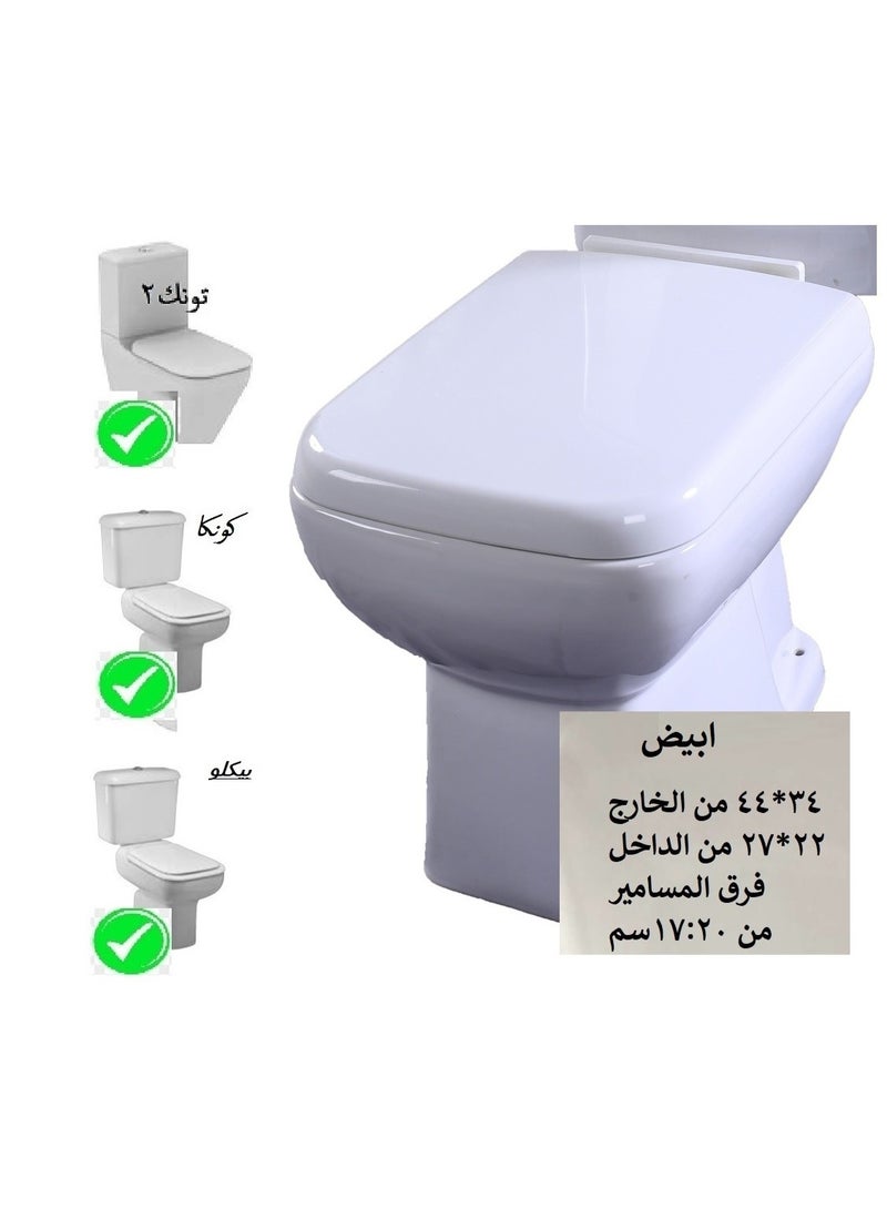 100% Professional choice white toilet seat cover, one size, large - Image 4
