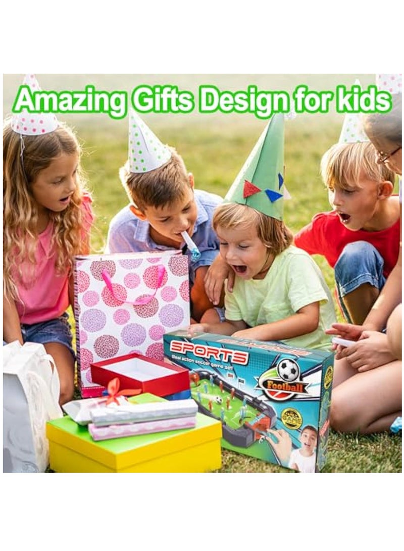 YelaJoy Mini Foosball Games, Soccer Table Game for Indoor Game Room, Tabletop Pinball Desktop Sport Board Games for Kids Adults, Football Interactive Game Family Night Fun, Foosball Table Gifts for Child - Image 3