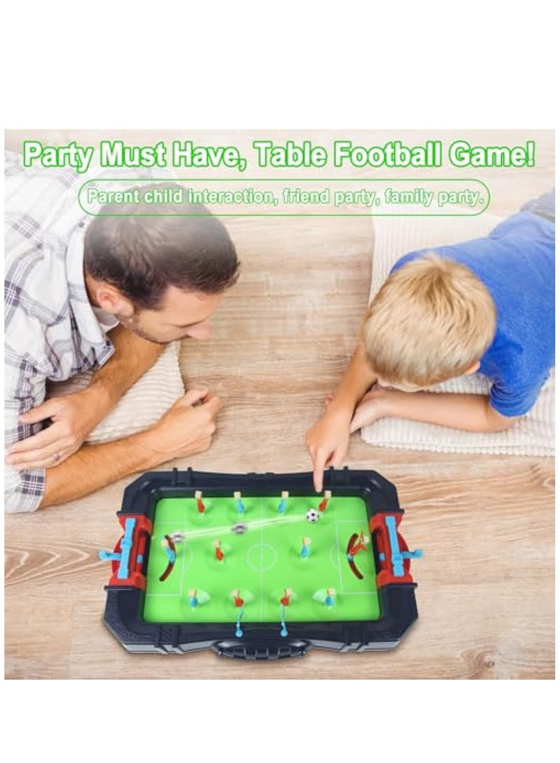 YelaJoy Mini Foosball Games, Soccer Table Game for Indoor Game Room, Tabletop Pinball Desktop Sport Board Games for Kids Adults, Football Interactive Game Family Night Fun, Foosball Table Gifts for Child - Image 4