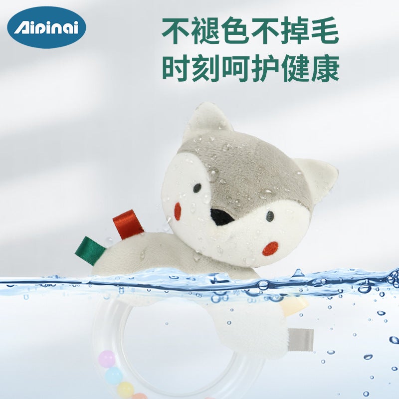 AIPINQI New Baby Hand-Rattle Ring for 0-1 Year Olds - Plush Toy with Rattles, Perfect for Newborns - Image 4