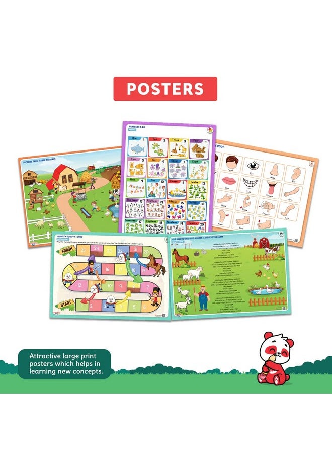 ClassMonitor ClassMonitor Nursery Learning Kit with 300+ Activities Worksheets for Kids Preschool Learning Educational Kits Includes Rhymes, Numbers, ABCD for Kids Age 2.5-3.5 Years  - Image 4