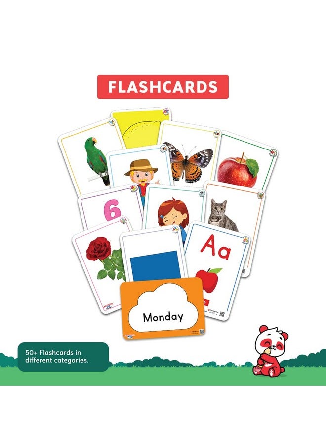 ClassMonitor ClassMonitor Nursery Learning Kit with 300+ Activities Worksheets for Kids Preschool Learning Educational Kits Includes Rhymes, Numbers, ABCD for Kids Age 2.5-3.5 Years  - Image 3