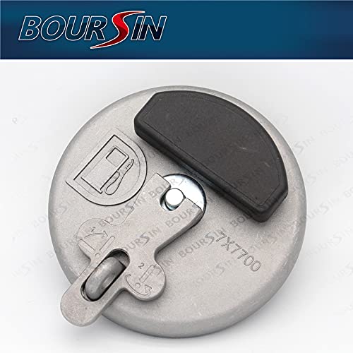 Boursin 7X7700 Locking Fuel Cap For Caterpillar CAT Excavator 515 525B 525C 535B 535C M312 M313 M315 E320B E312C E314C E313C E321D Dozer D3C D6R D5C D6D D6K D7G Loader 931B 950 966 Gray - Image 4