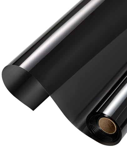 IAQWE 5% VLT Ceramic Car Window Tint Film 24 in x 15 ft Roll, High Heat Insulation, Privacy, Shatterproof & No Signal Interference - Image 1