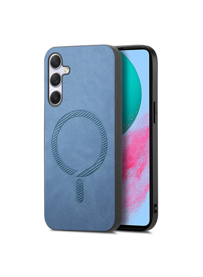 S-TOP Case For Samsung Galaxy M54 / F54 5G Solid Color Retro Magsafe PU Back Cover Phone Case - Image 1