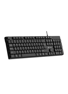 xozgdovg Wired keyboard keyboard mouse set USB desktop laptop office keyboard mouse set/magnesium K15 single keyboard USB 