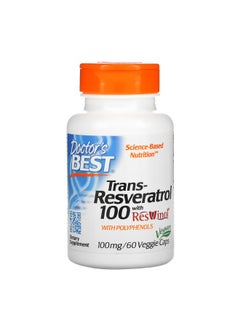 Doctor's Best TransResveratrol 100 with ResVinol 100 mg 60 Veggie Caps  - Image 1