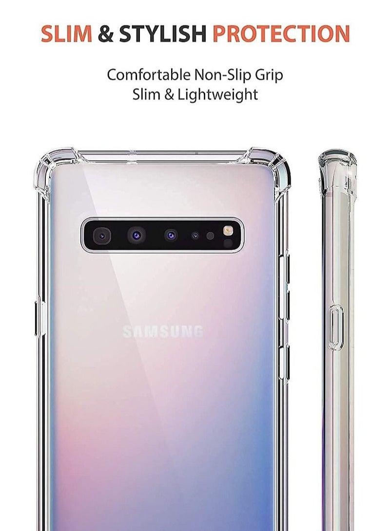 IAF ANTI-SHOCK CLEAR TPU BUMPER CASE COVER FOR SAMSUNG S10 5G - Image 3