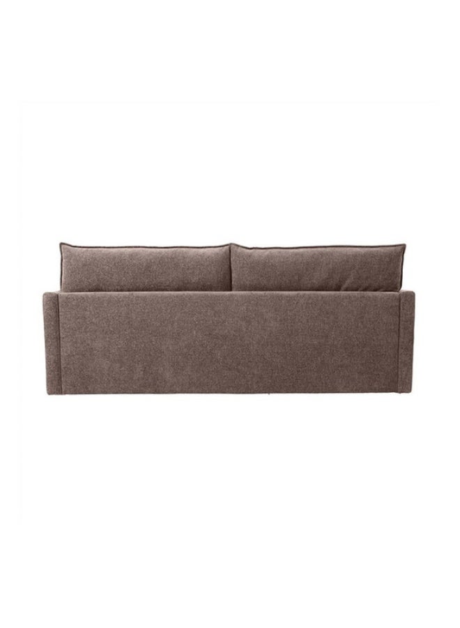 YI ONE Sofa Bed – 3-Seater Convertible Sofa & Couch with Armrests, Light Brown, Solid Wood Frame, Polyester Upholstery - Image 2