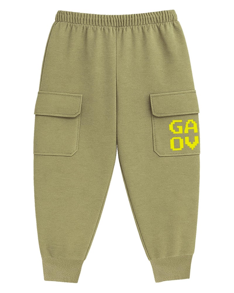 Kuchipoo Boys Cargo Joggers - Pack of 3 (Multicolor, 8-9 Years, PAJ-181) - Image 4
