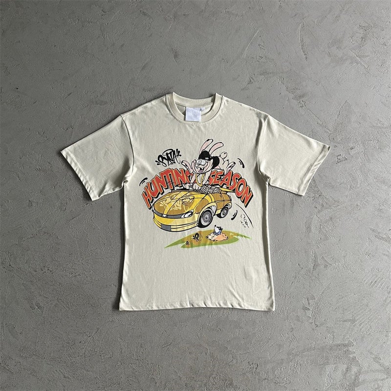 Cross-Border Supply American Trendy Brand Syna Heavyweight High-Quality 270g Personalized Letter Printed Short-Sleeved T-Shirt Trendy - Image 5