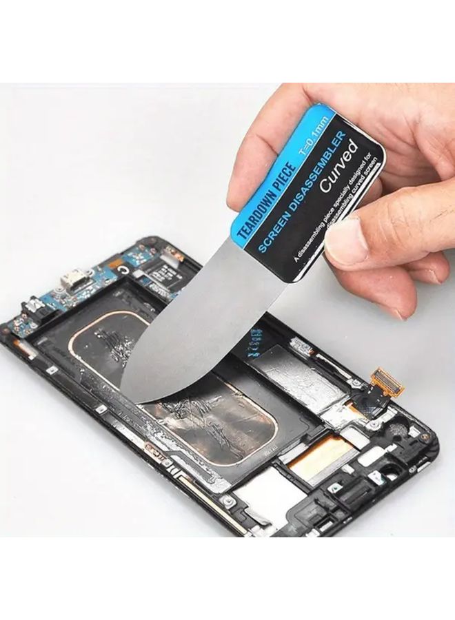 2pcs Ultra Thin Flexible Steel Metal Phone Repair Pry Tool Set - Image 5