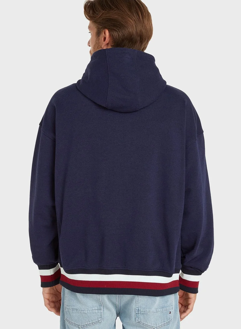 TOMMY HILFIGER Casual Logo Printed Hoodie