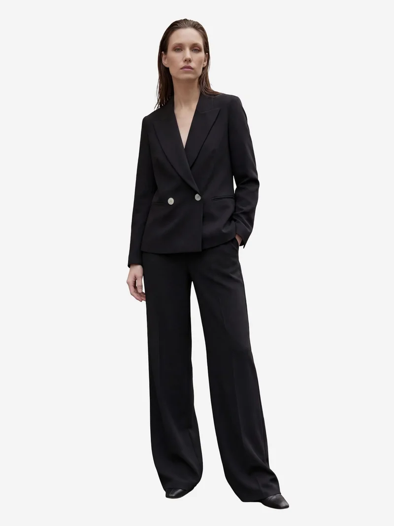 My Fashion Black MY FASHION Classic Buttoned Blazer for Women | Best Price UAE