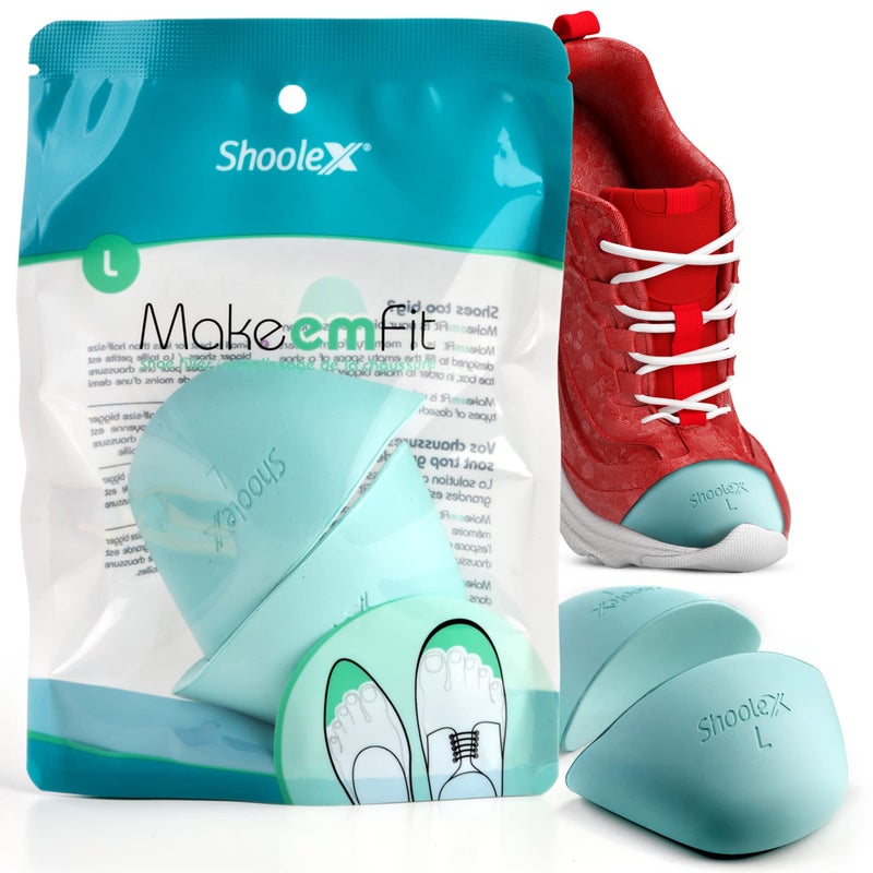 Shoolex Shoe Filler for Too Big Shoes MenWomen Toe Cushion Insert to Make Shoes Fit Tighter Memory Foam Shoe Size Reducer for Sport Dress Casual High Heels and Boots