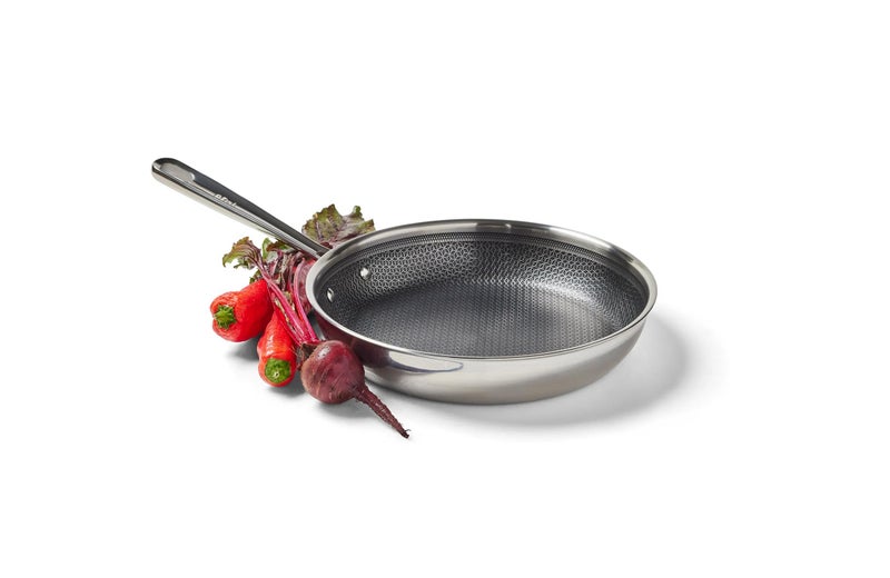 T-fal HybridMesh Stainless Steel, 10.5 inch Frypan E5260564 - Image 3