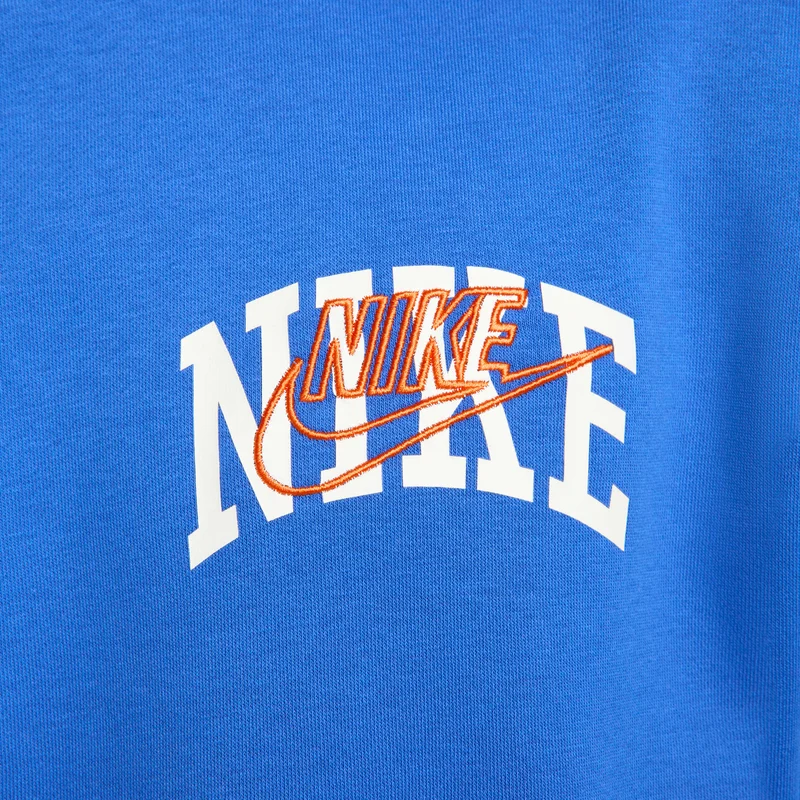 Nike Blue Men's Club Fleece Long-Sleeve Sweatshirt for Men | Best Price UAE