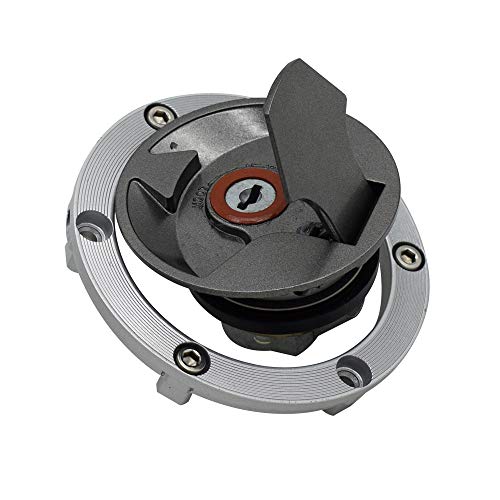 Feiteplus Compatible with Kawasaki Ninja 250R EX250J 300 EX300 2008-2015 Motorcycle Ignition Switch Kit Assembly Fuel Gas Cap Tank Cover with 2 Keys - Image 3