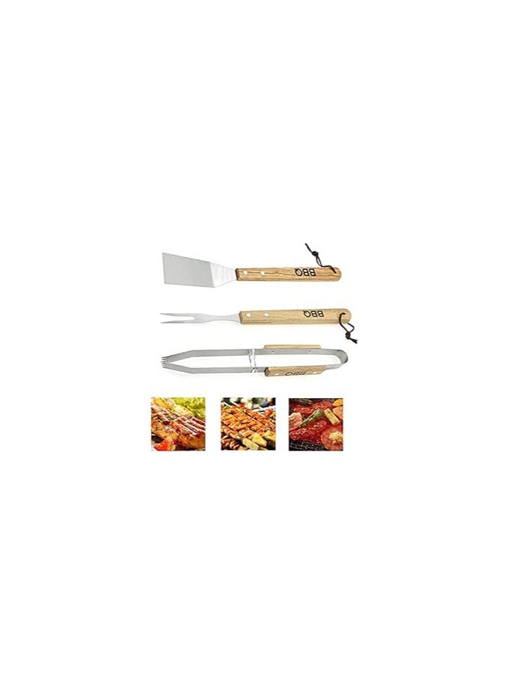 LTR LTR L1001 BBQ Skewer Set – 6-Piece Stainless Steel Set, 42cm, Reusable & Durable 