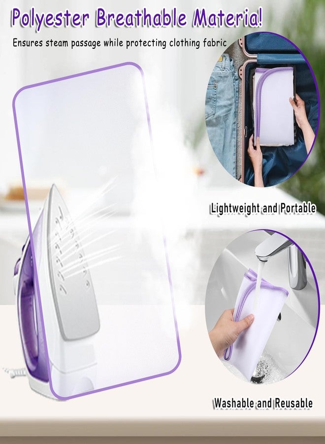 Molain 4 Pack Protective Ironing Pressing Pad, Cloth Scorch-Saving Ironing Protector Insulation Pad, Scorch Saving Pressing Cloth for Sewing and Ironing Fabric Protector Tool - Image 3