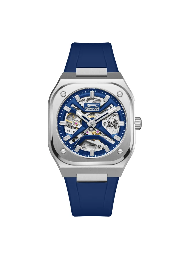 سلازنجر SLAZENGER Men Automatic  Dark Blue Dial Watch - SL.9.2415.1.03