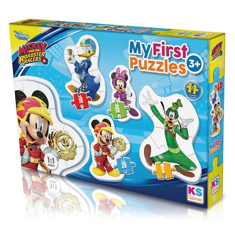 كيه إس جيمز بازل ديزني ميكي ماوس 4 في 1 (5+10+15+20) قطعة - MCH10304 - Image 1