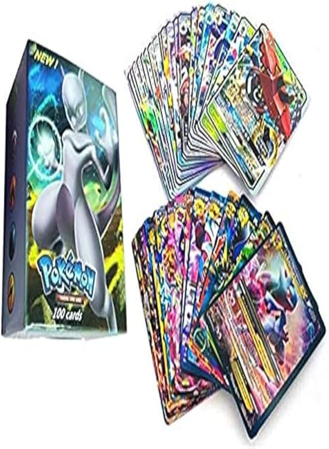 Pokemon 100 Pcs EX GX MEGA Trainer Energy Cards (80EX,20MEGA)