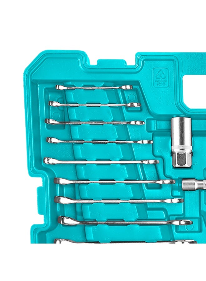 توتال شنطة دريل 20 فولت 500 نيوتن نص بوصة 152 قطعة من توتال THKTHP31522 - Image 3