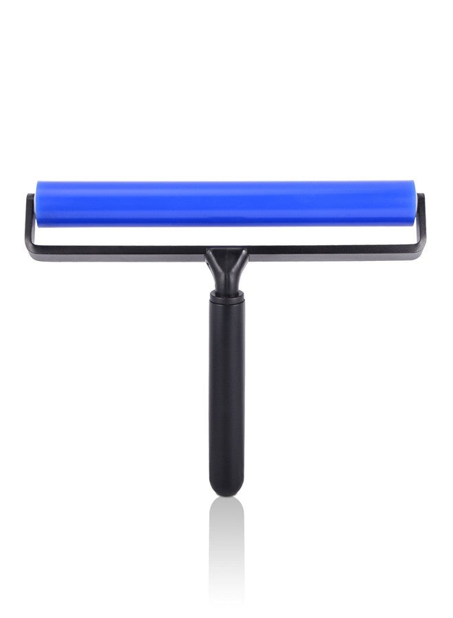 EHDIS Glue Silicone Rubber Pasting Tacky Soft Roller Vinyl Record Cleaner Squeegee Wheel Anti-Static Sticky Dust Collection for Film Application Craft Project Industry Ink Tools 12-inch - Image 1