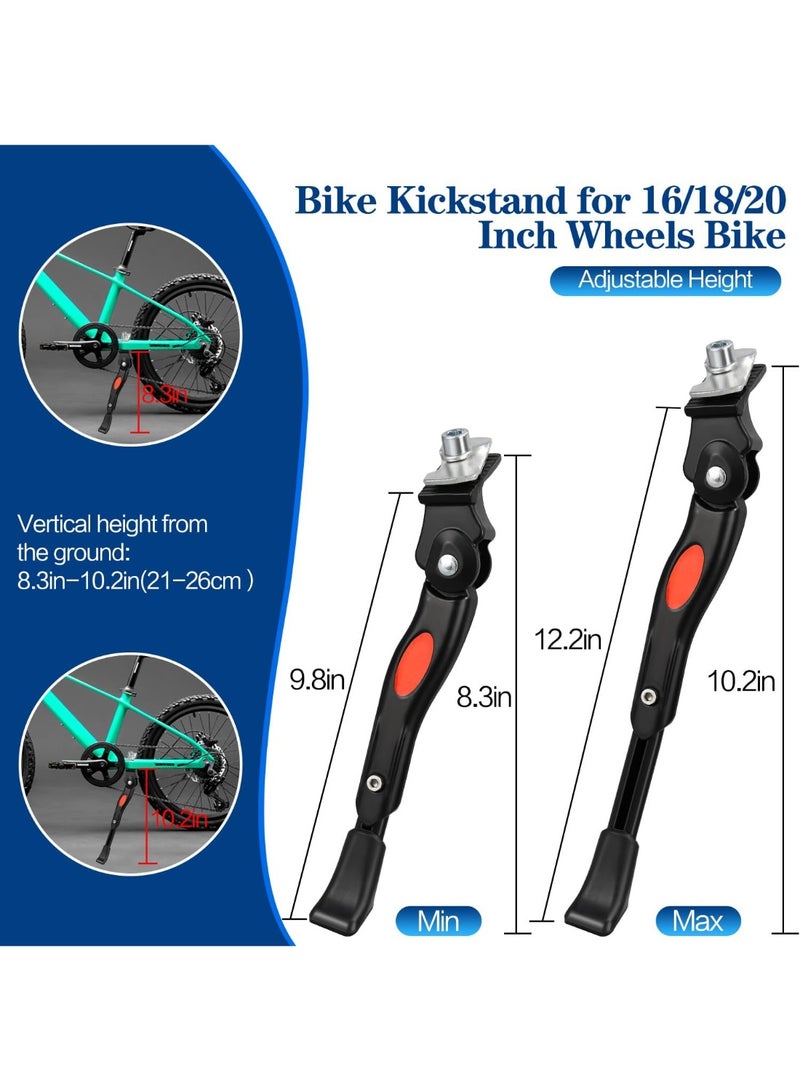Adjustable Kickstands for 16-28in Wheels, Pack of 1 (Black, 22-28in) - Image 5