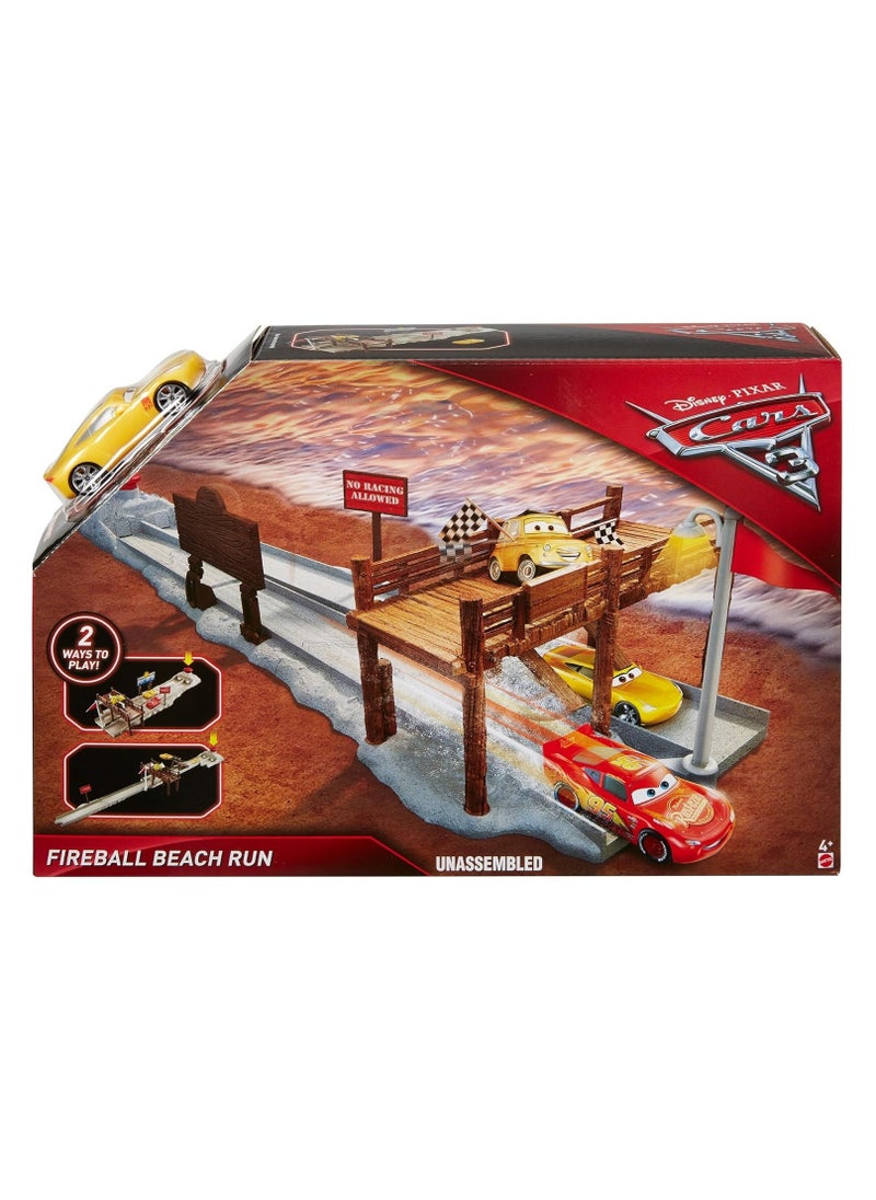 Mattel Toys Disney Pixar Cars 3 - Fireball Beach Run - Playset  - Image 1