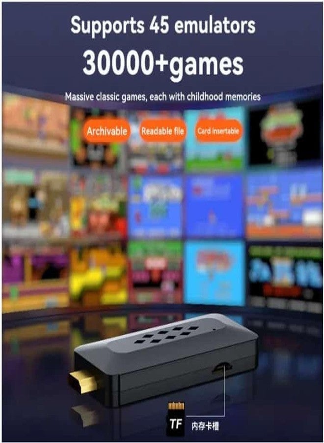 Playtastic M33 Game Stick 37000+ INBUILT Games Retro Classic 3D 4K Full HD with 2 Wireless Gamepad Plug & Play Video Game 128GB - Image 3