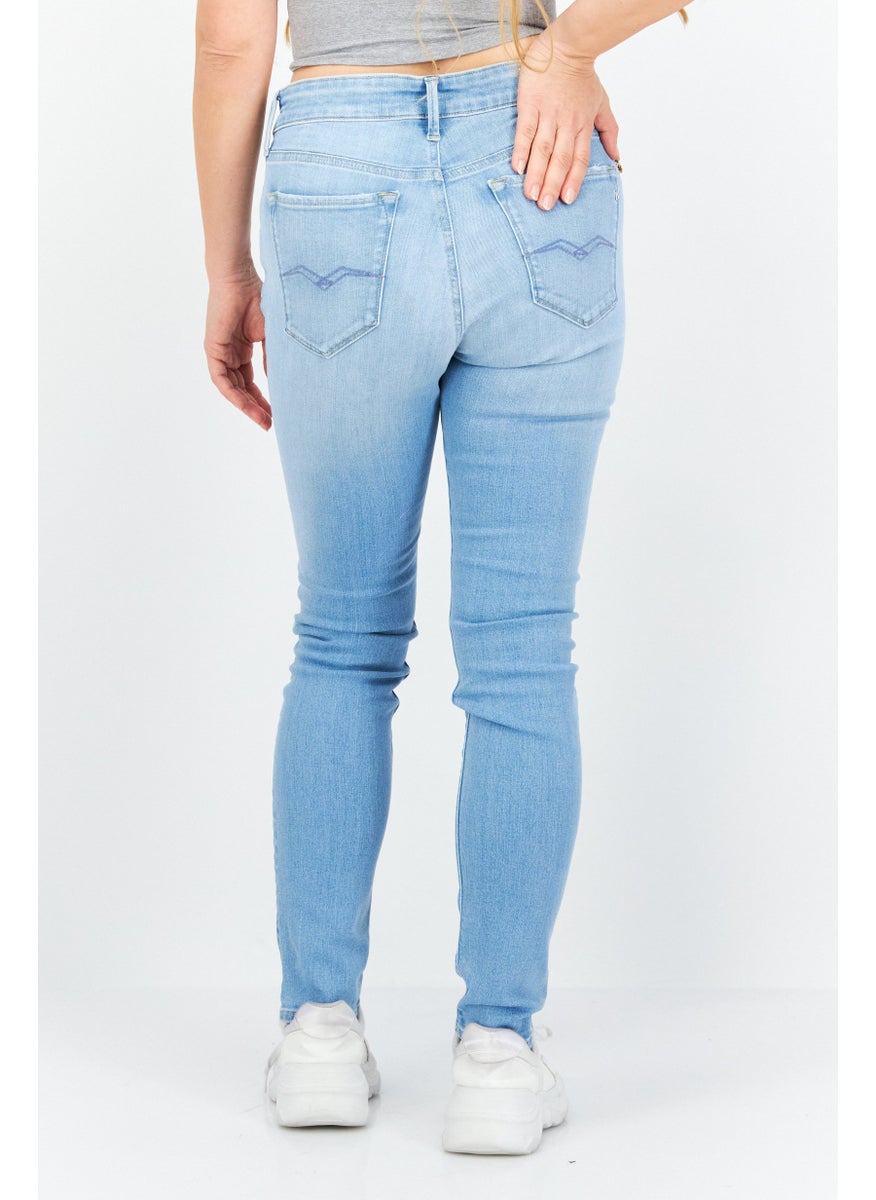 Women Skinny Fit Washed Stretchable Jeans, Light Blue - pzsku/ZA551A1FE7763DA254F50Z/45/_/1735481328/fc1eb418-7b95-4c5a-a6f1-53ef9e9259b1