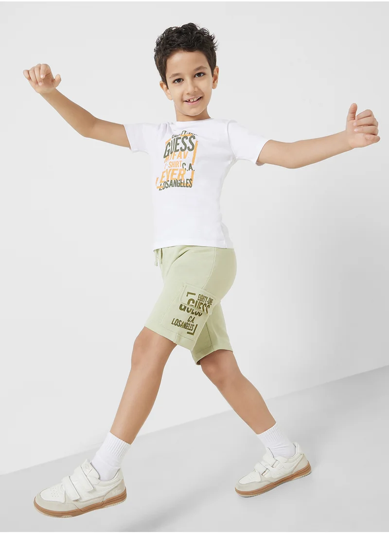 GUESS Infant Logo T-Shirt & Shorts Set