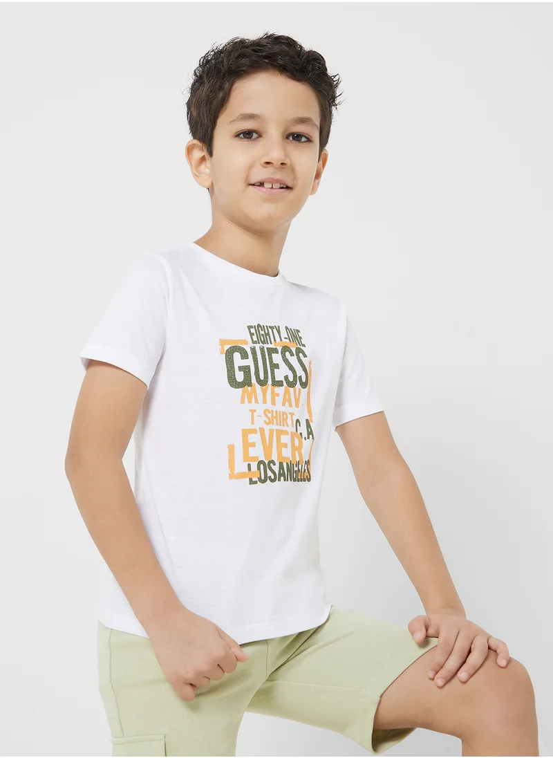 GUESS Infant Logo T-Shirt & Shorts Set