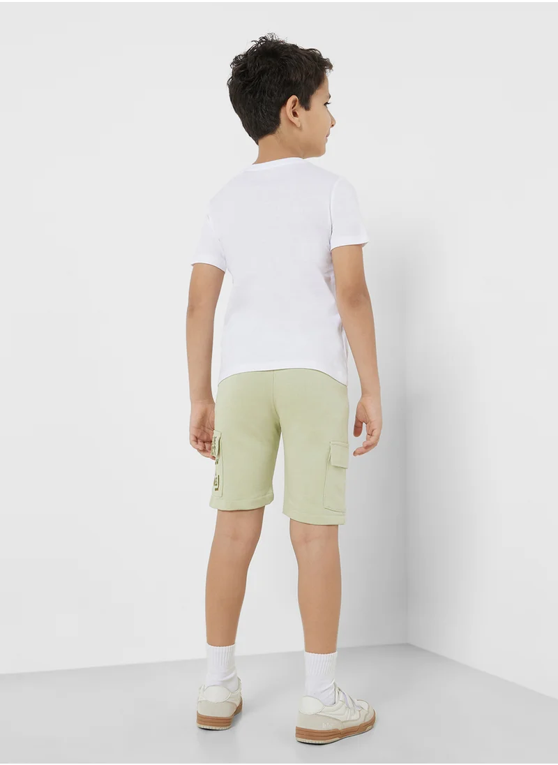 GUESS Infant Logo T-Shirt & Shorts Set
