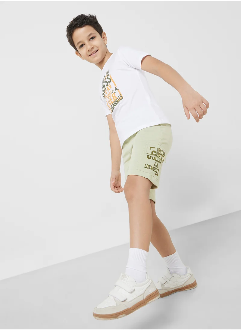 GUESS Infant Logo T-Shirt & Shorts Set