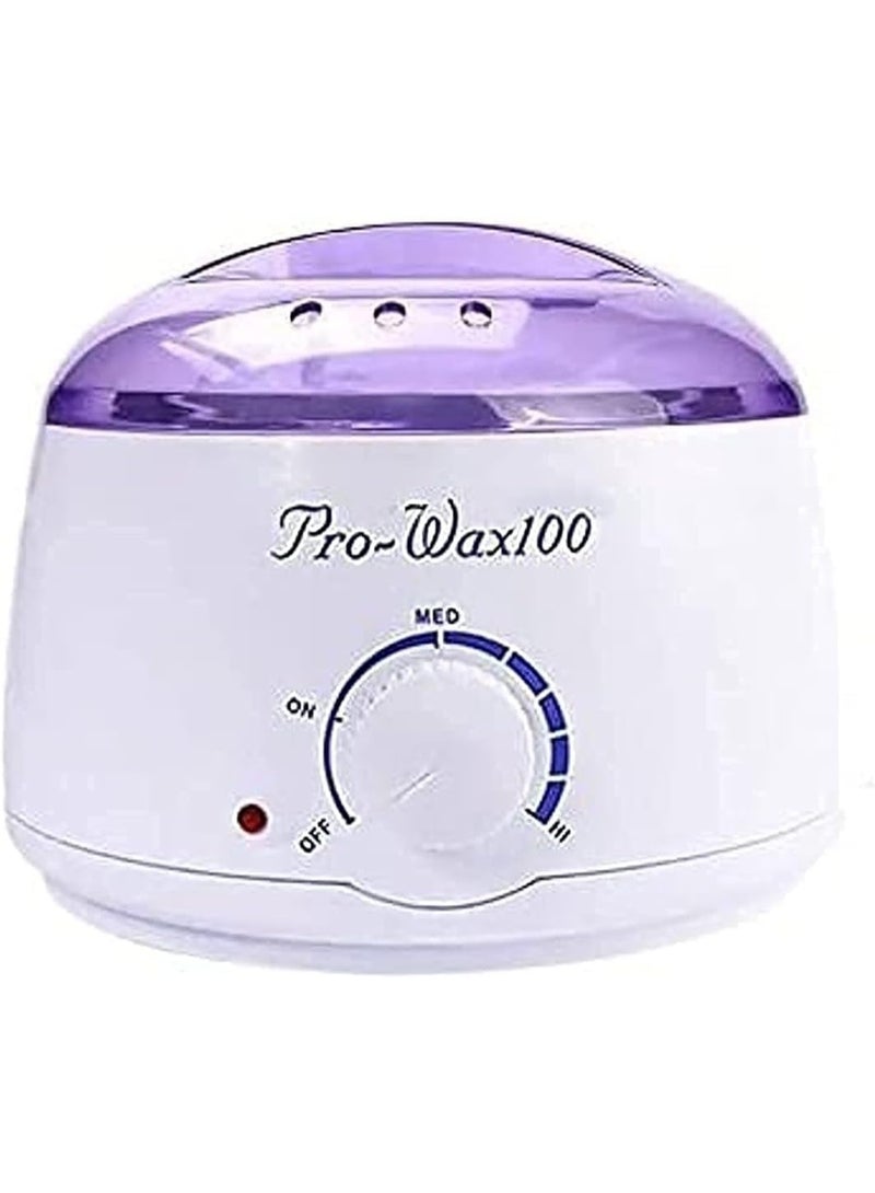 pro wax 100 Hot Warmer Heater Melt Hard Beands Portable Electric Melting Pot for SPA Warmer for Hair Removal - Image 1