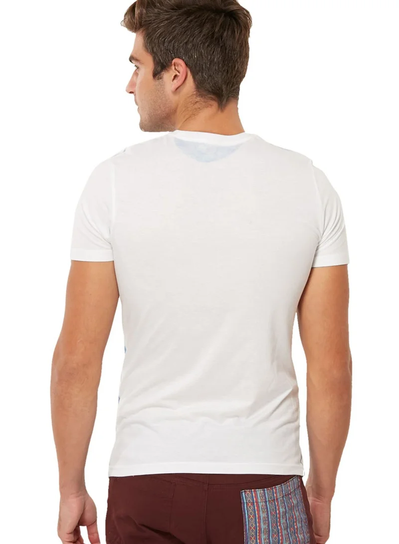 BRAVE SOUL Scar Lion Print T-Shirt