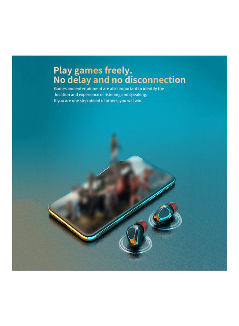 NIBEMINENT TWS Wireless LED Bluetooth Headset Black - Image 3