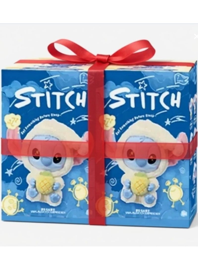 ستيتش عبوة مزدوجة من لعبة ستيتش المحشوة "تناول شيئًا قبل النوم" في صندوق مفاجأة أعمى قابلة للتجميع - Image 1
