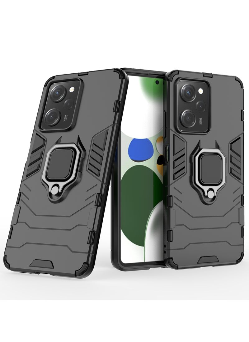 GOLDEN MASK GOLDEN MASK Compatible With Xiaomi Redmi Note 12 Pro Black Panther Back Cover (Black)  - Image 1