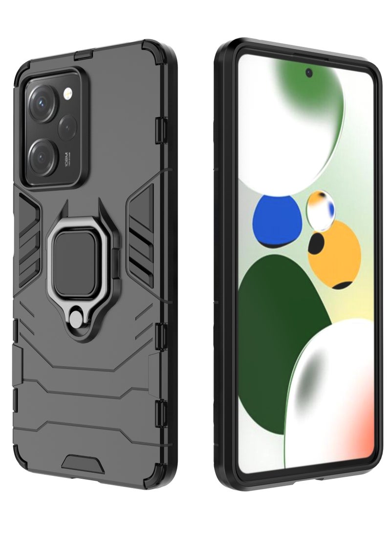GOLDEN MASK GOLDEN MASK Compatible With Xiaomi Redmi Note 12 Pro Black Panther Back Cover (Black)  - Image 2