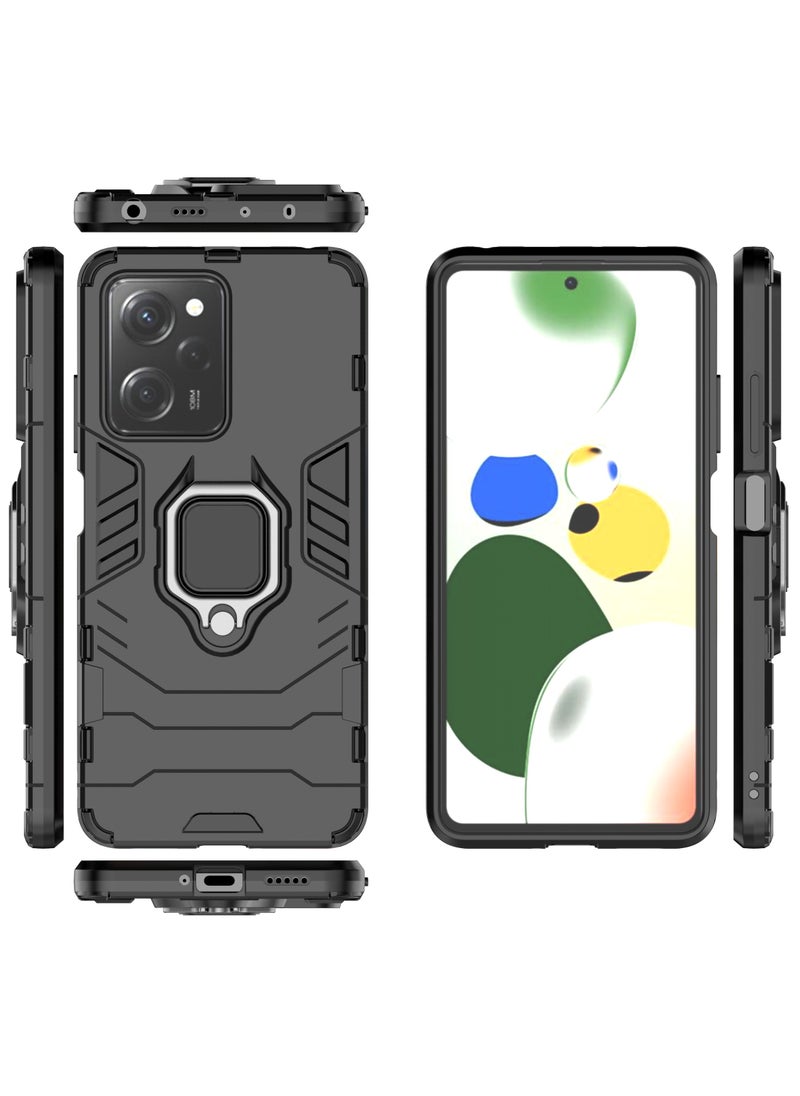 GOLDEN MASK GOLDEN MASK Compatible With Xiaomi Redmi Note 12 Pro Black Panther Back Cover (Black)  - Image 4