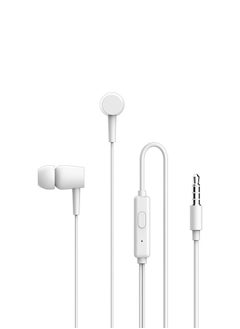 Recci Wireless Earbuds Fixed Wearing Suitable For Ear Channels And Slip Resistant, 3.5mm Port, TPE Wire Length 120cm, WhiteREP-L06  - Image 1