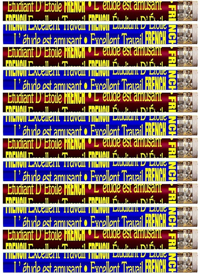 إكسبريس بينسلس أقلام رصاص إكسبريس D2297 فرنسية - عبوة من 36 قلم رصاص - أقلام رصاص بكلمات فرنسية - Image 1
