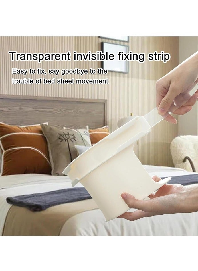 Rocket Flyer 4-Pack Anti-Slip Bed Sheet Holder Clips with Locking Straps – Secure Fit for Mattress Corners, No More Slipping Sheets - Image 2