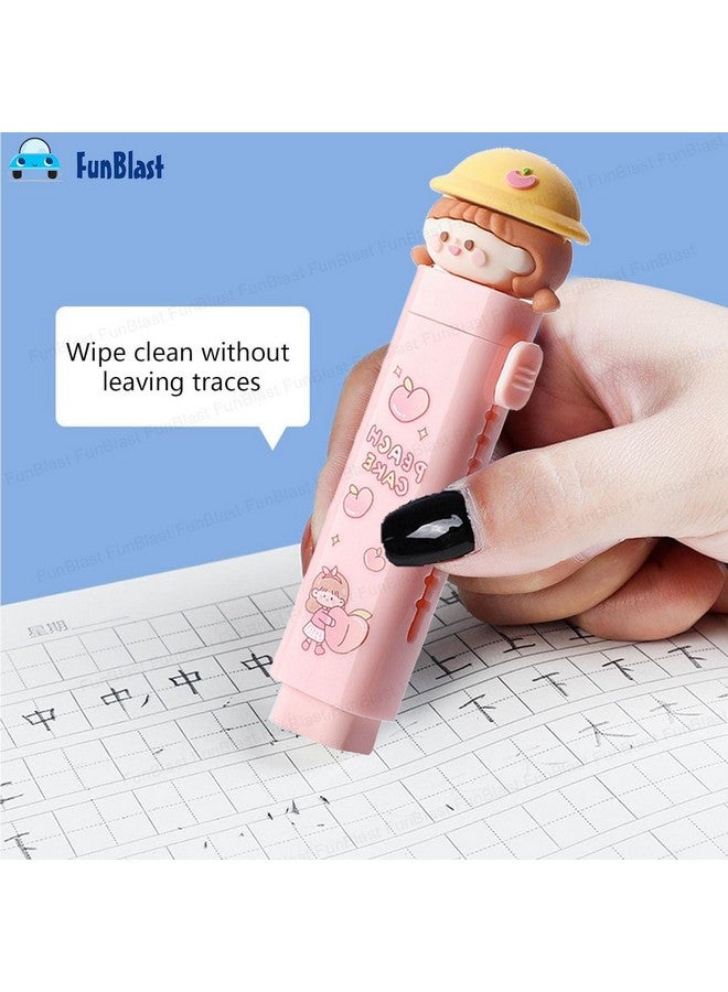 FunBlast Eraser for Kids - Unicorn Cutter Shaped Eraser Set for Kids, Stationary Set for Kids, Rubber Eraser for Kids, Kawaii Erasers, Fancy Erasers for Birthday Return Gift - Pack of 2 (Girl) - Image 4