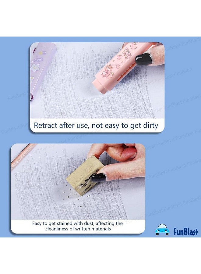 FunBlast Eraser for Kids - Unicorn Cutter Shaped Eraser Set for Kids, Stationary Set for Kids, Rubber Eraser for Kids, Kawaii Erasers, Fancy Erasers for Birthday Return Gift - Pack of 2 (Girl) - Image 5