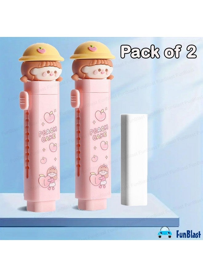 FunBlast Eraser for Kids - Unicorn Cutter Shaped Eraser Set for Kids, Stationary Set for Kids, Rubber Eraser for Kids, Kawaii Erasers, Fancy Erasers for Birthday Return Gift - Pack of 2 (Girl) - Image 3